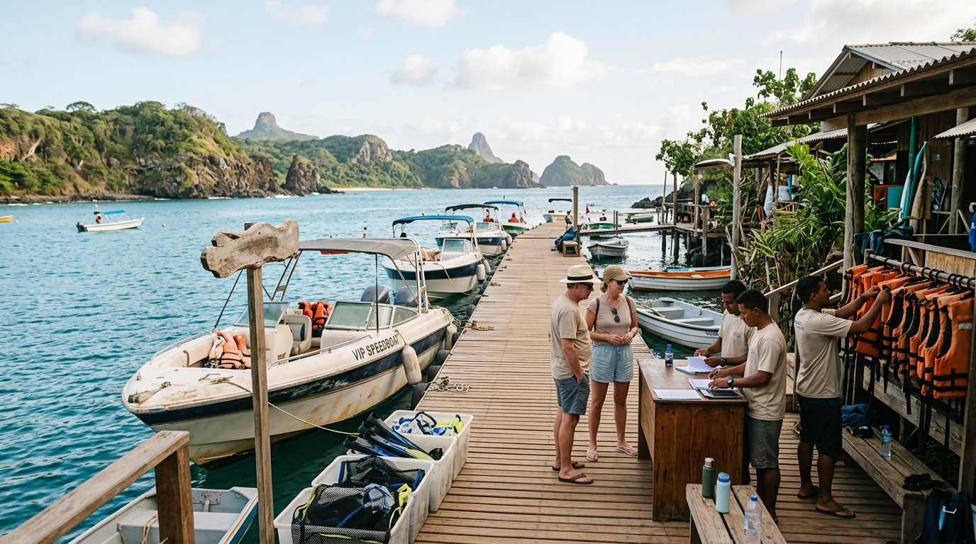 Private Ilha Tour and VIP Speedboat Fernando de Noronha
