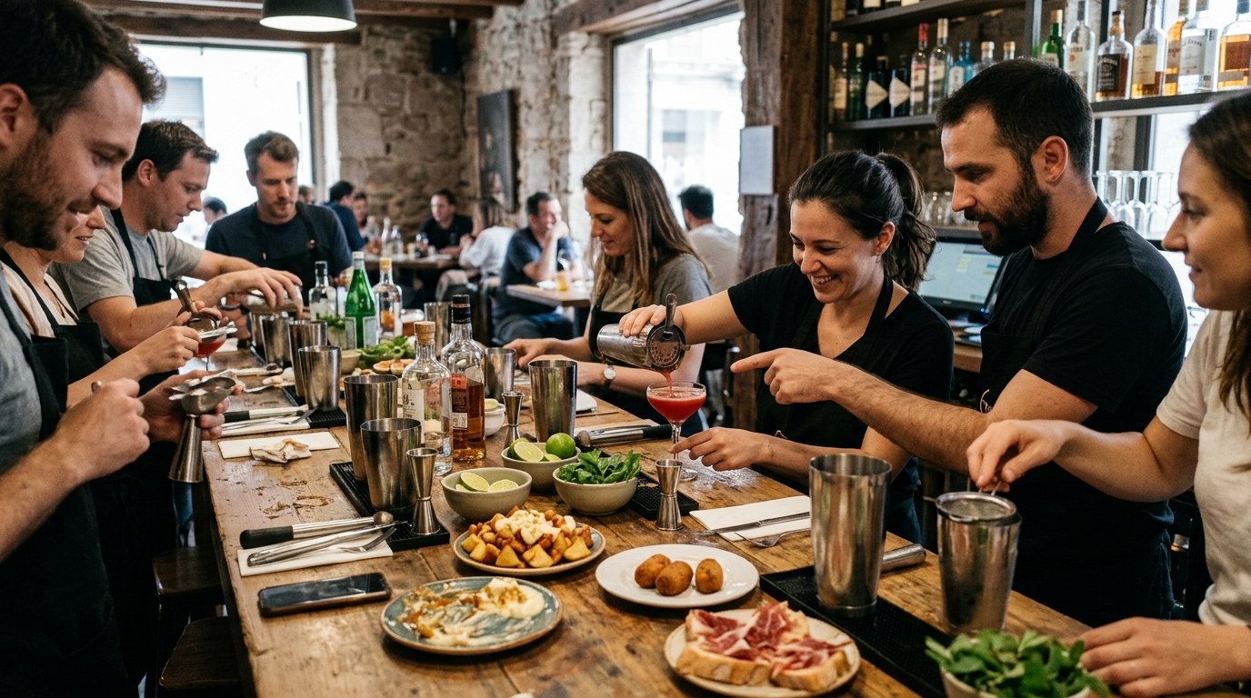 Cocktail Masterclass med Tapas Barcelona