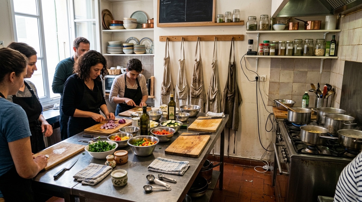 Cours Saleya Market Tour, Cooking Class & Lunch Nice