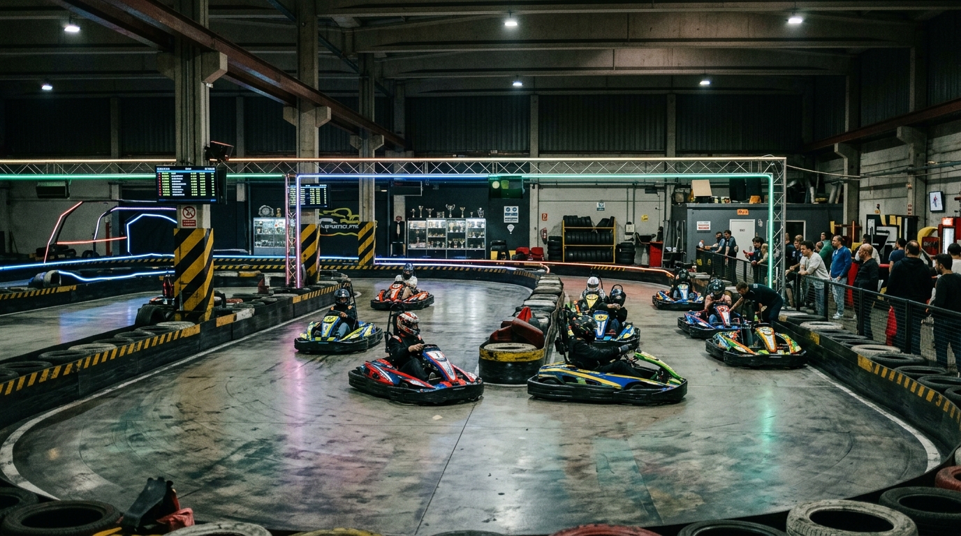 Mini Gran Premio de Karting Cubierto - Fin de Semana en Barcelona