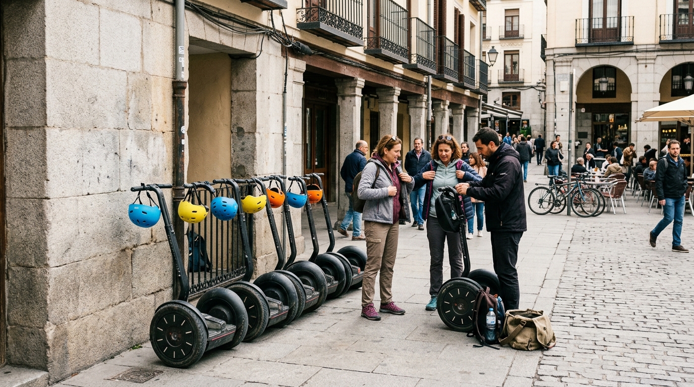 Tour turĂstico en Segway por Madrid