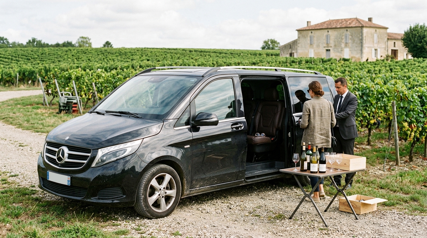 Private Chauffeur and Mercedes Van Hire Bordeaux