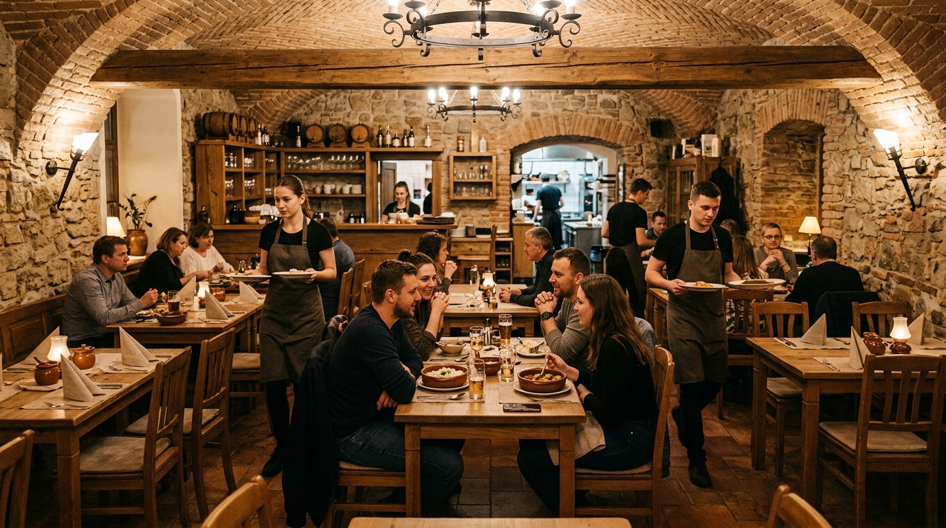 Traditional 2-Course Dinner Bratislava