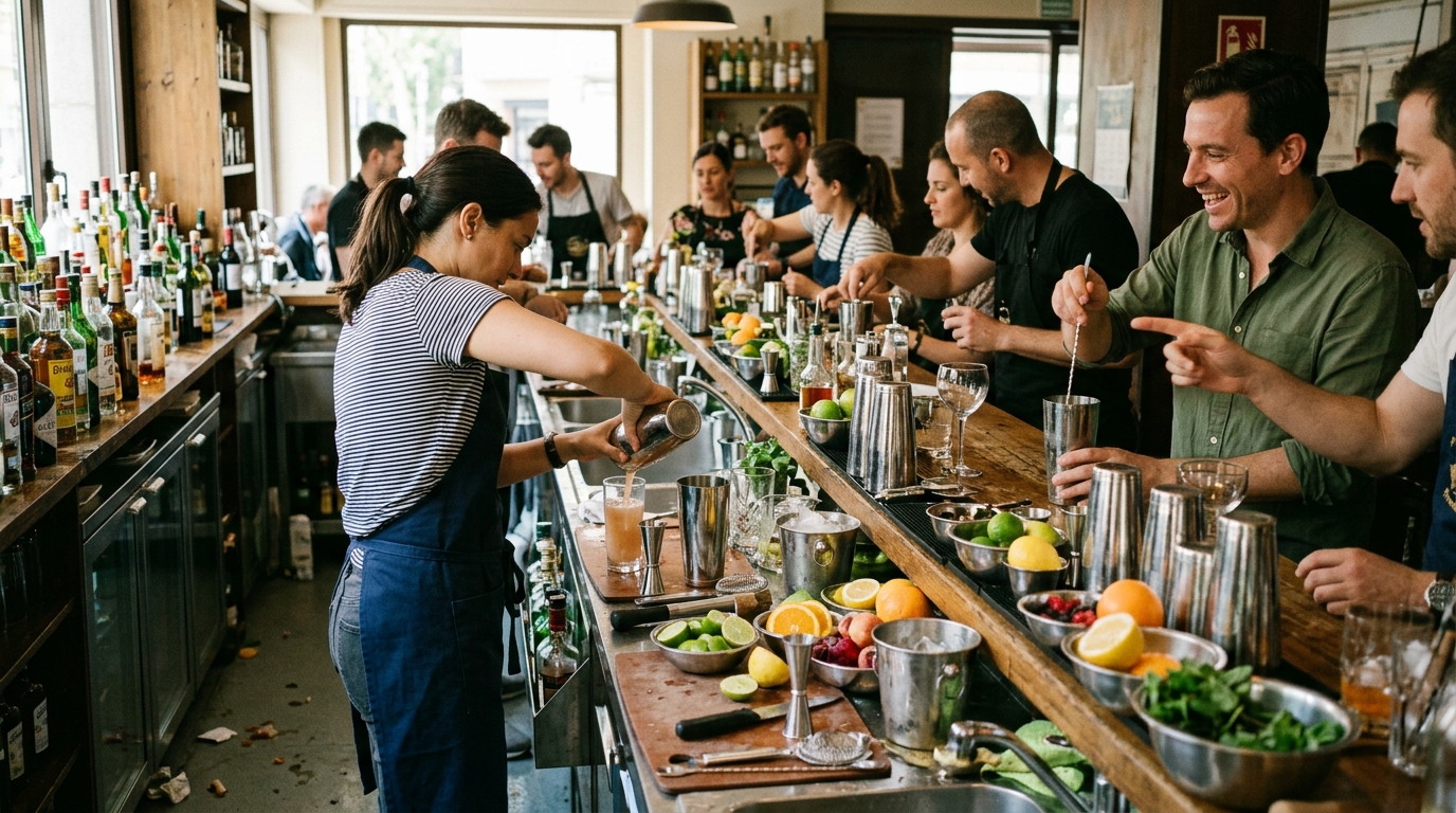 Cocktail-Workshop Barcelona: Eine Weltreise der Aromen