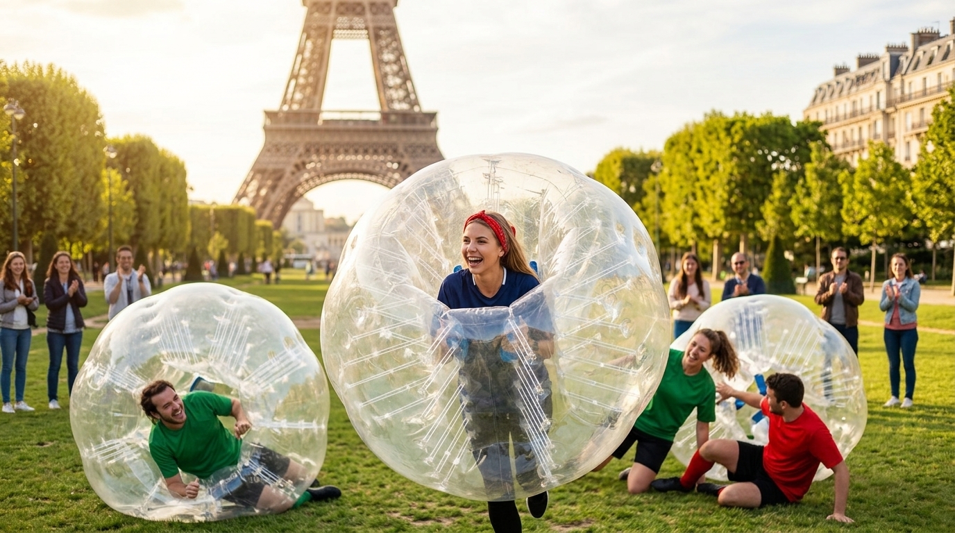 Bubble Football Knockout in Paris