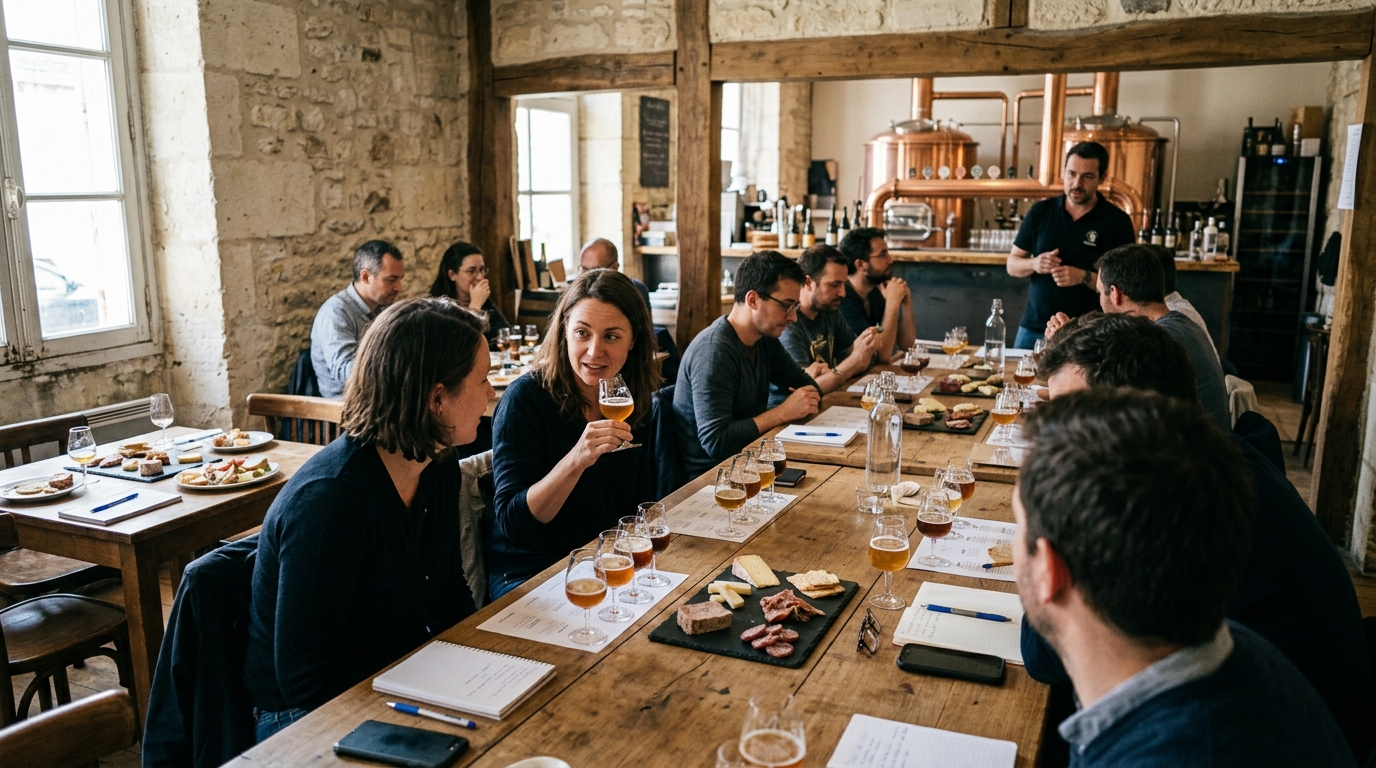 Beer Masterclass with Food Pairings Bordeaux