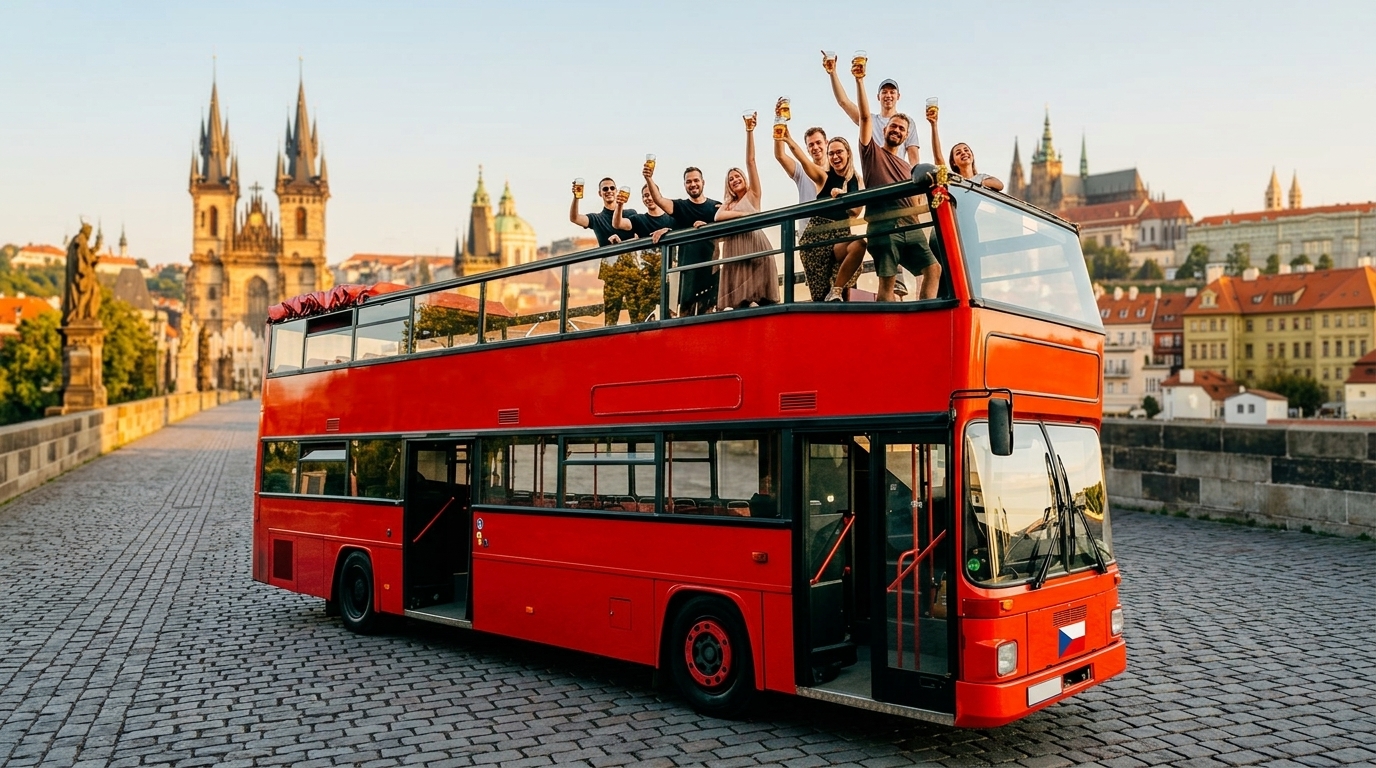 Double-Decker Bus Tour Prague