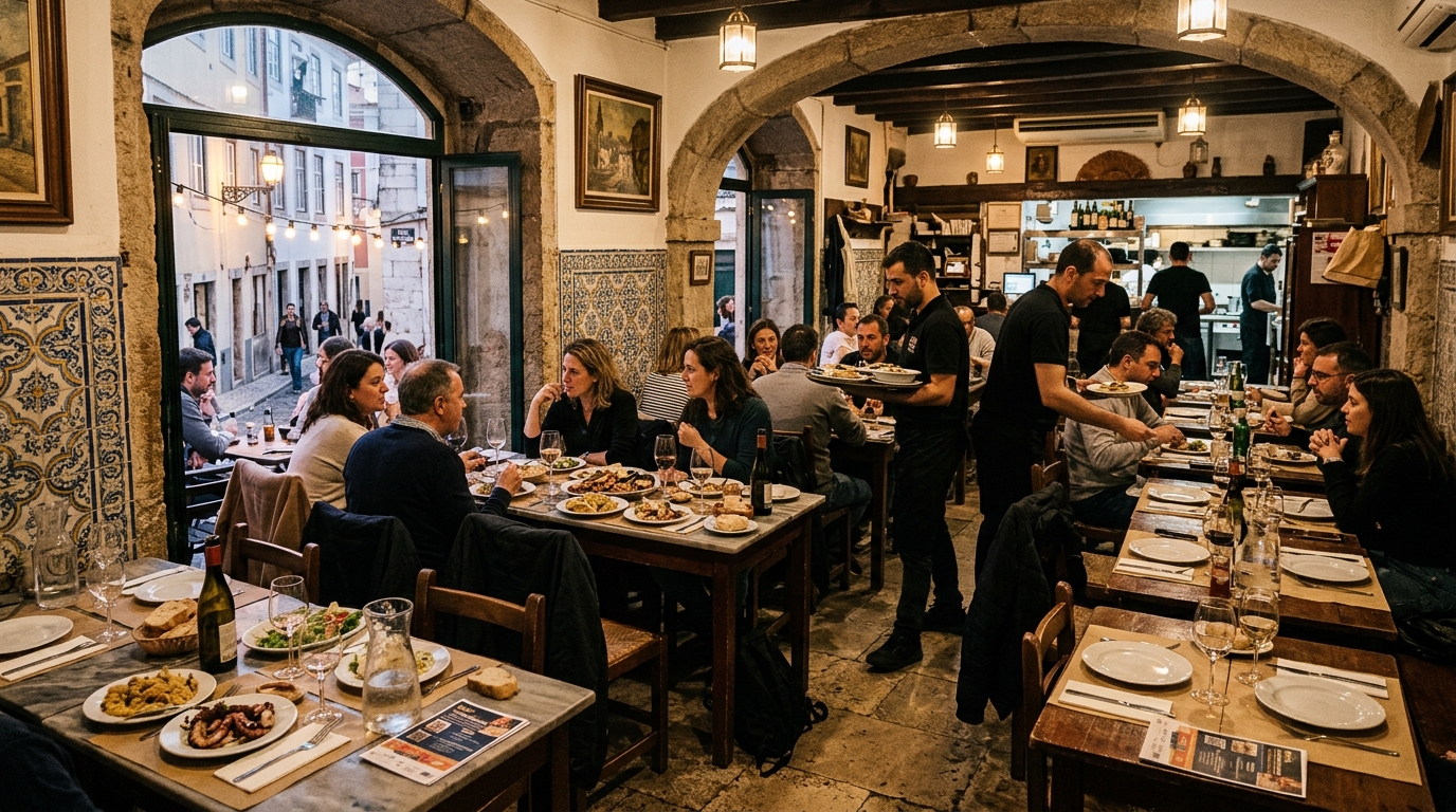 Middag og Fado-oplevelse i Lissabon