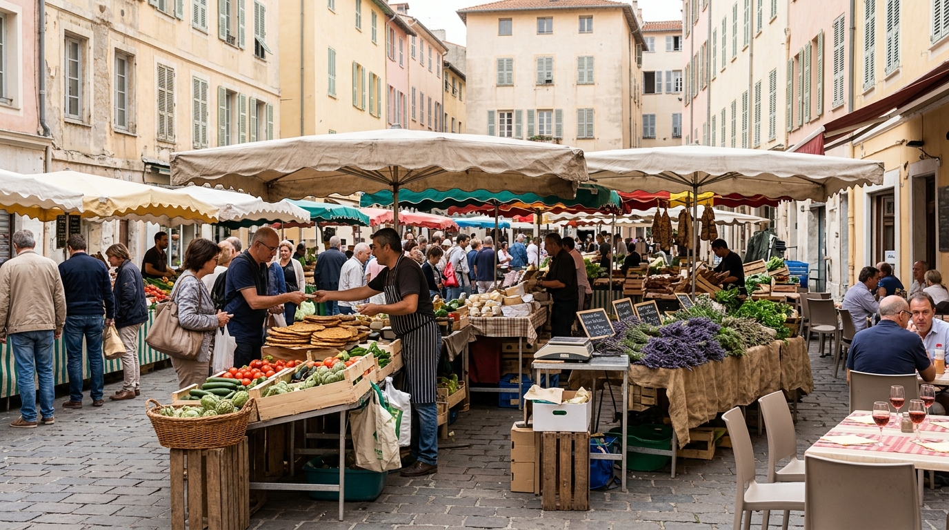 Morning Market Tour with Lunch Nice