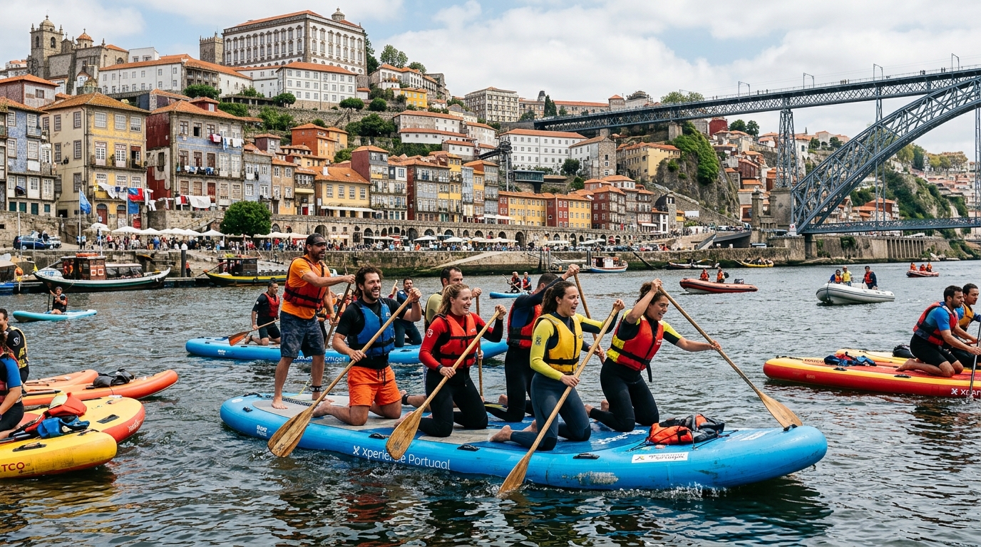 Mega SUP Team Challenge Porto