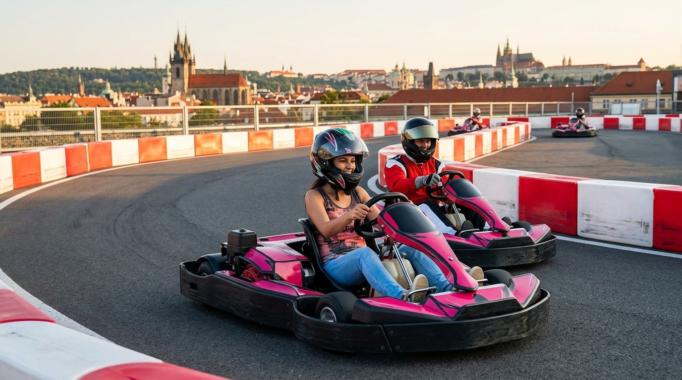 Outdoor Birel Sport Go-Karting Prague