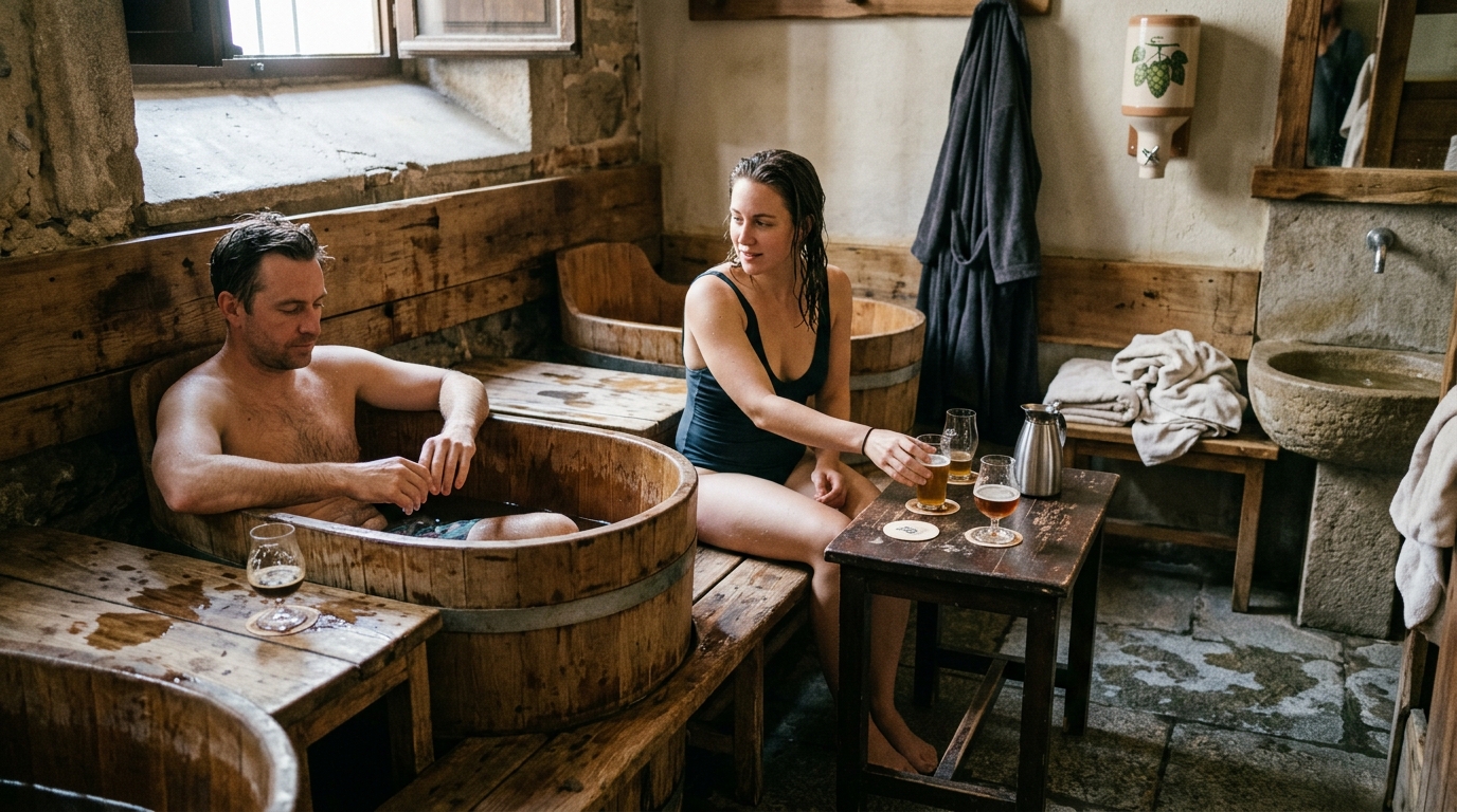 Personlig øl-spa-oplevelse med professionel ølsmagning i Madrid