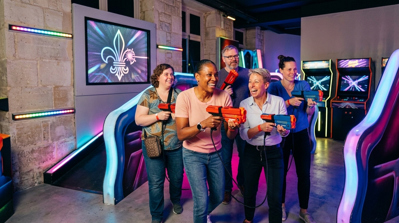 Laser Game Session in Paris