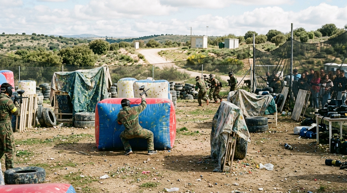 Partida de Paintball Premium con Equipamiento de Alta Gama - Madrid
