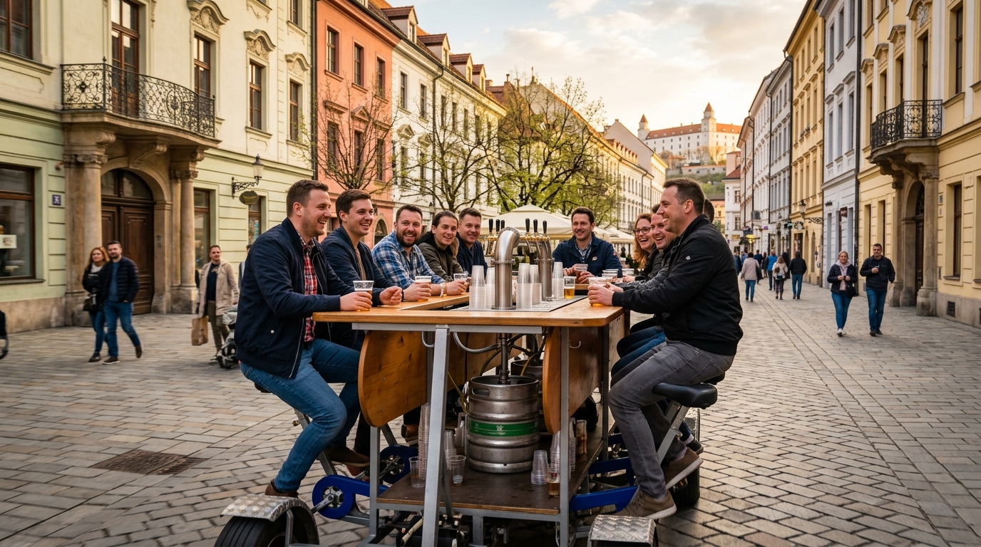 Classic Beer Bike Tour Bratislava