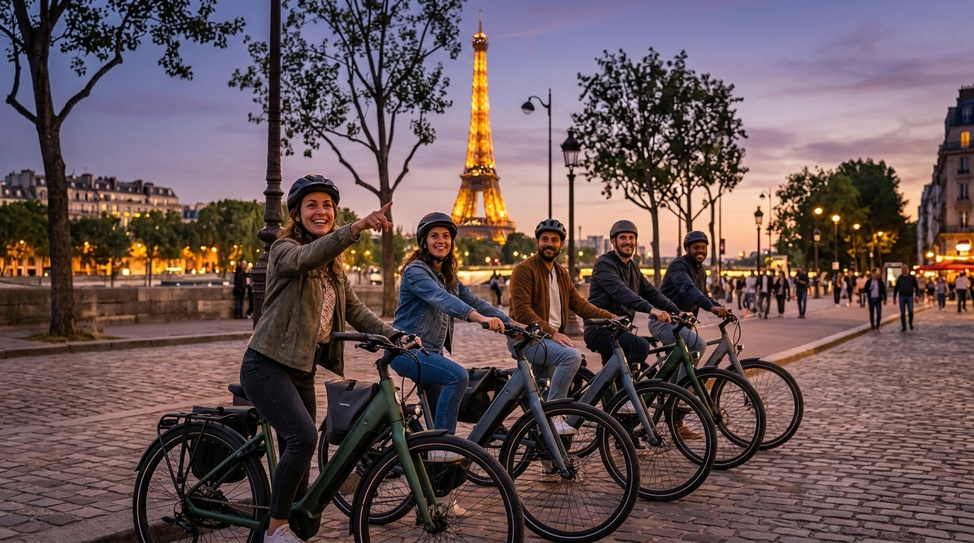 Electric Bike Tour in Paris
