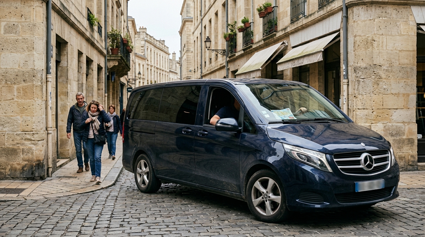 Private Minibus Chauffeur Service for Tours Bordeaux