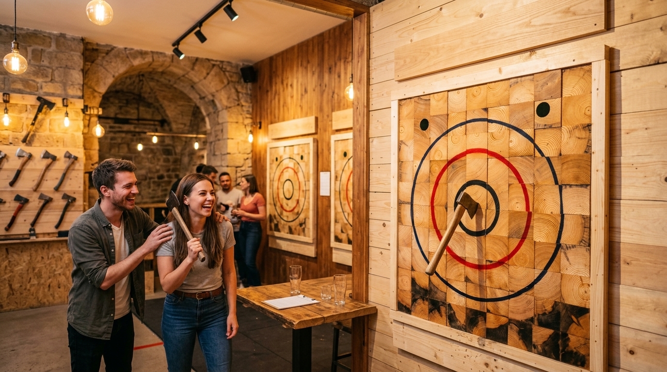 Indoor Axe Throwing Prague