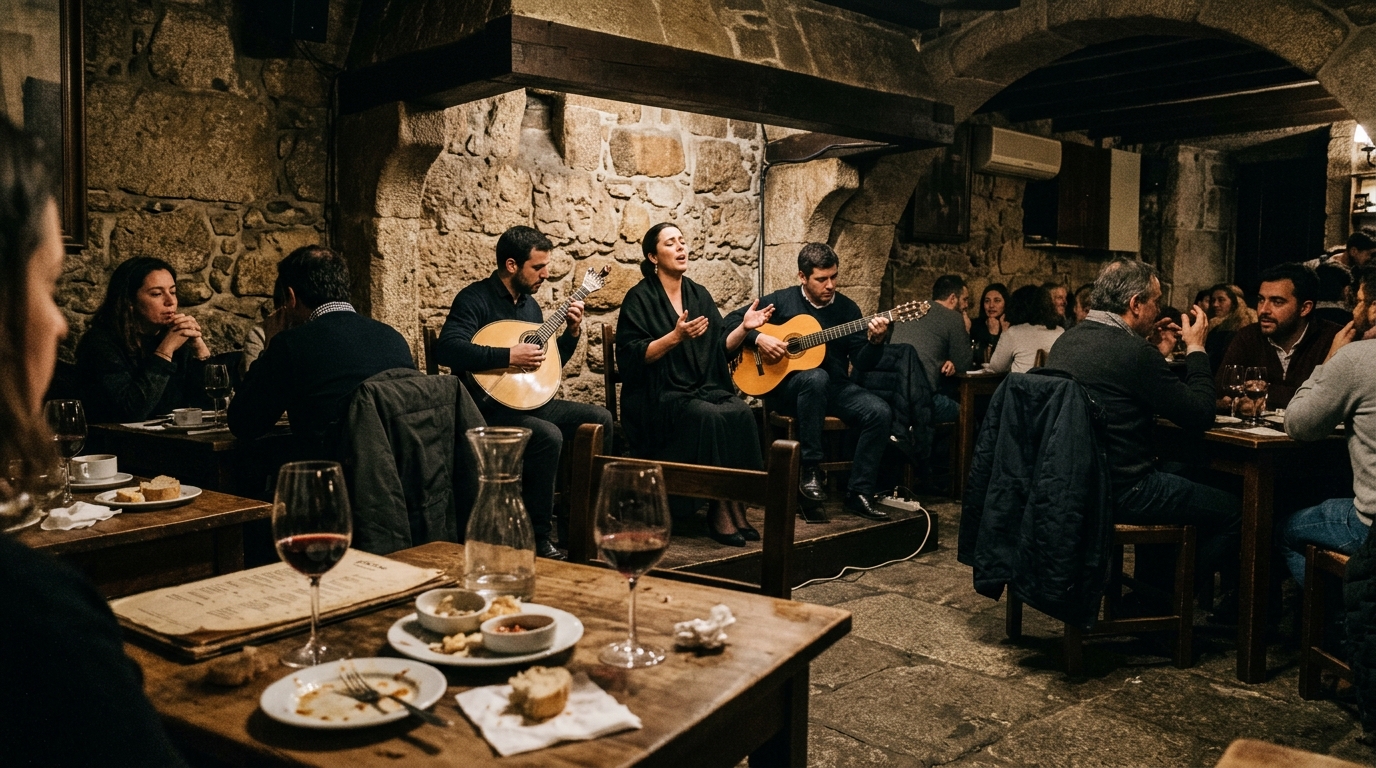Traditionelt Fado-show i Porto