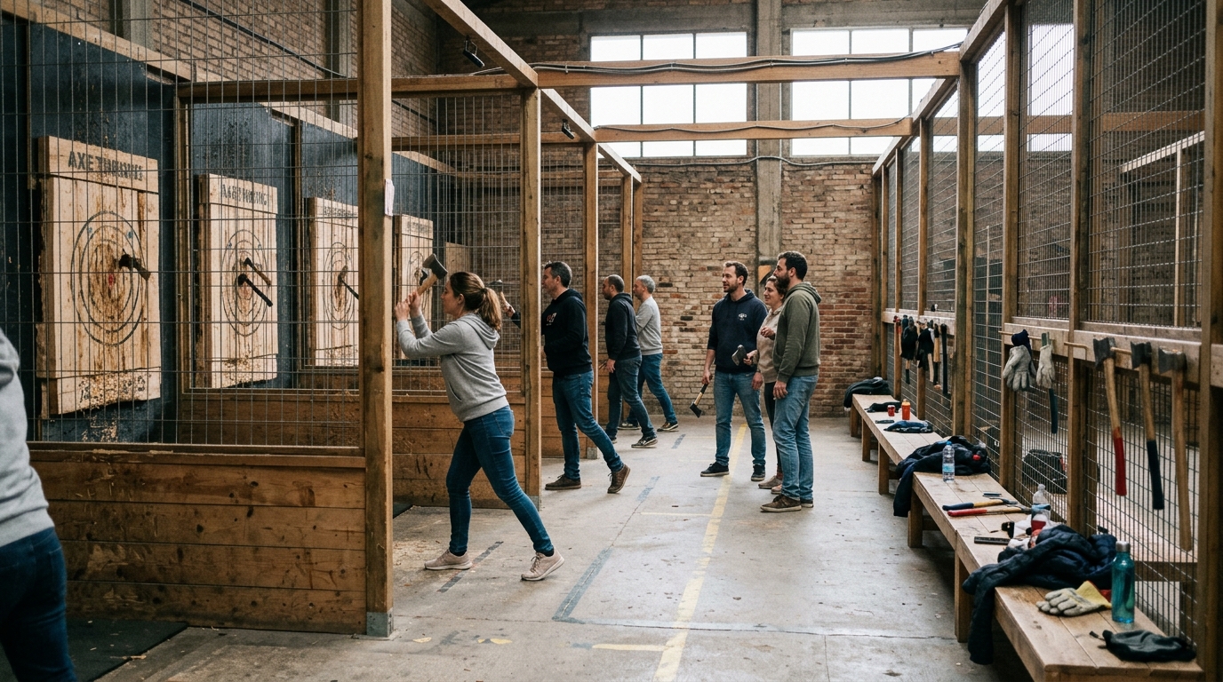 Axe Throwing Session (Weekday) Barcelona
