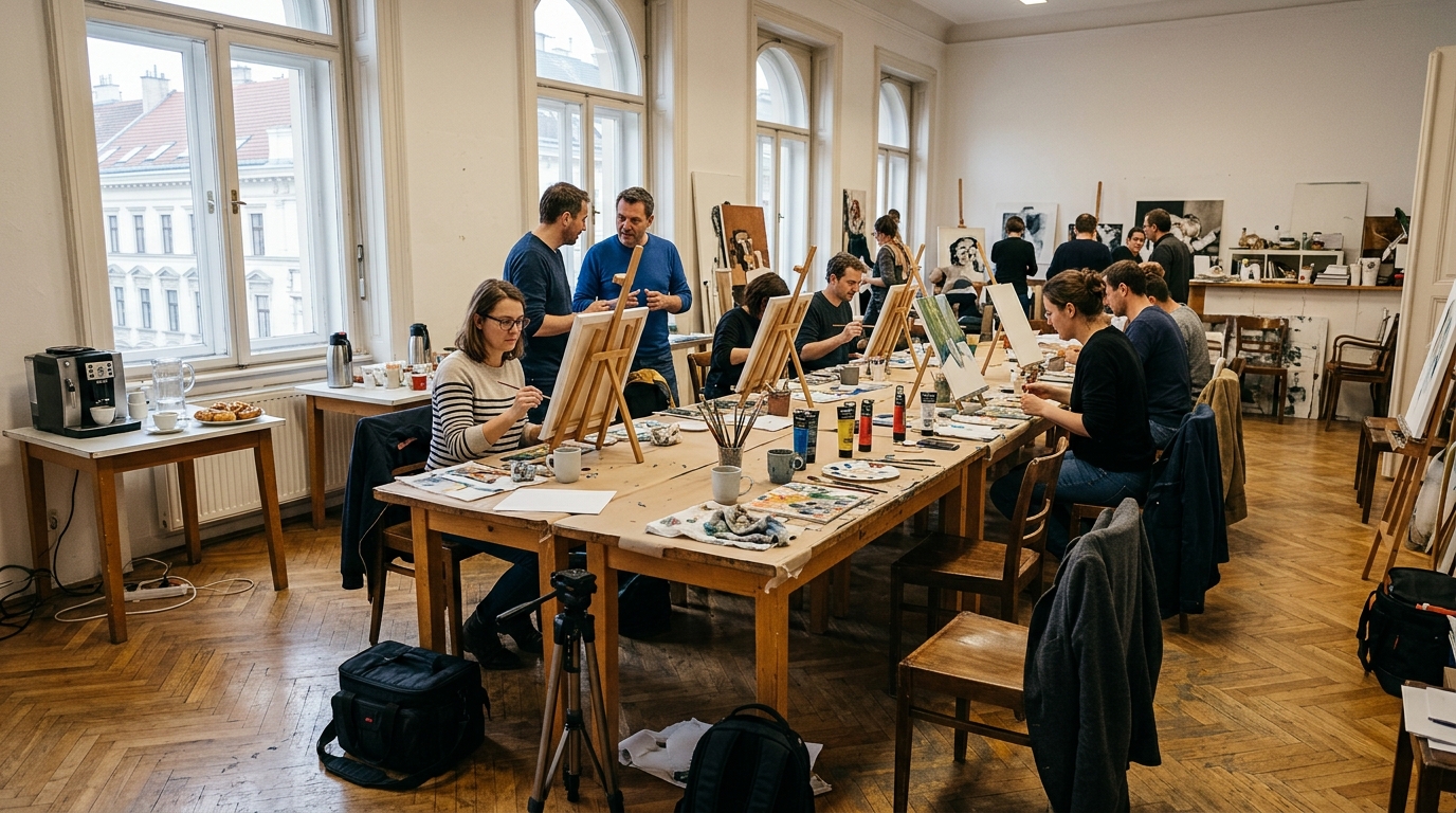 Group Art Workshop Vienna