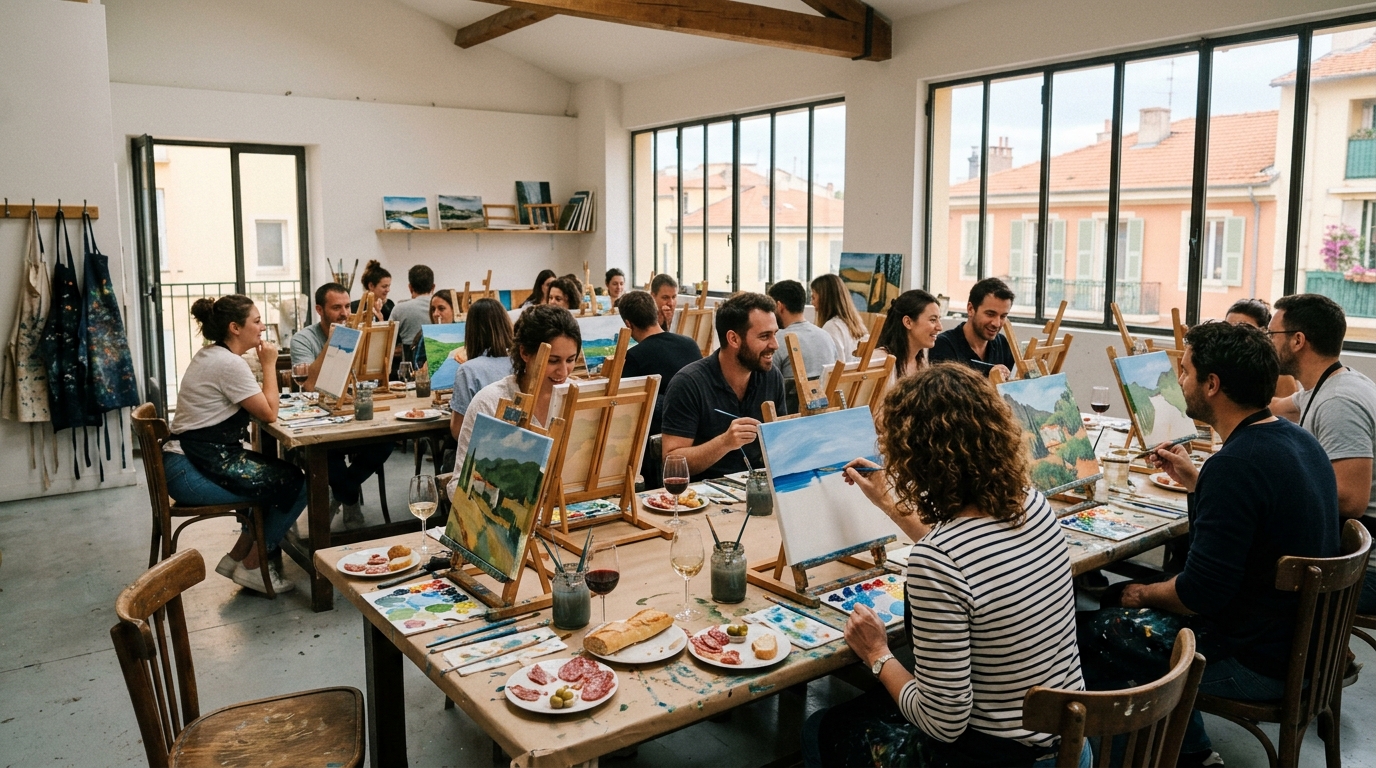 Creative Paint & Sip Atelier Nice