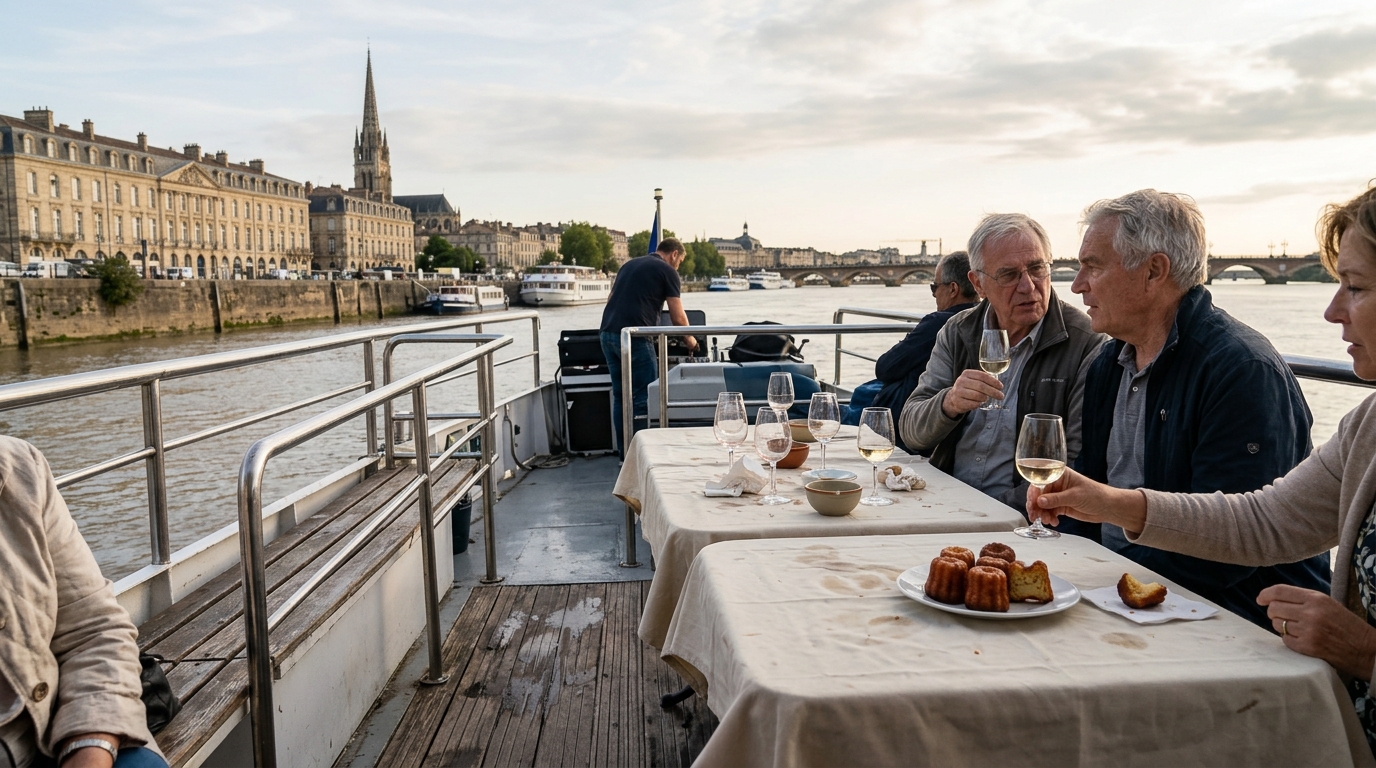 Wine & Canelé Apéritif Cruise Bordeaux