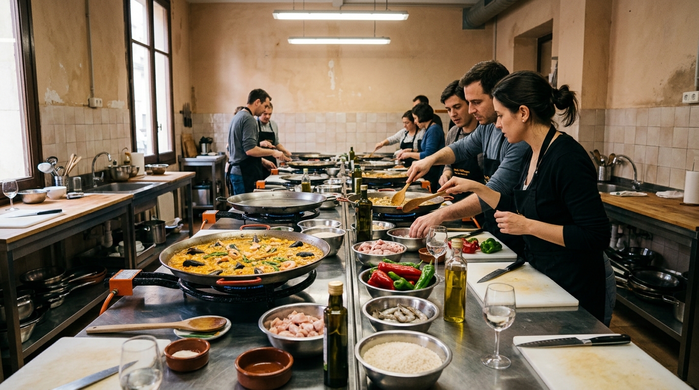 Corporate Paella Workshop Barcelona