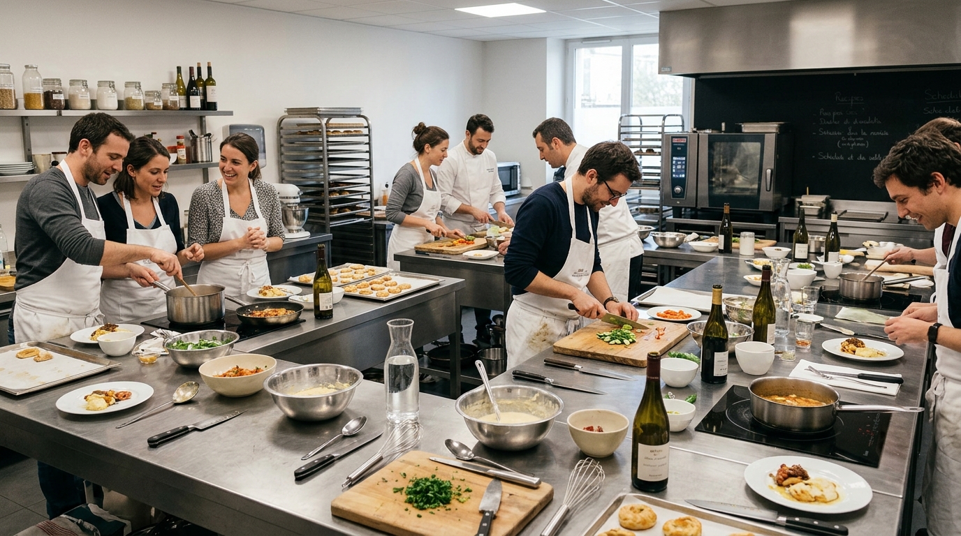 Culinary Team Building Workshop Lyon