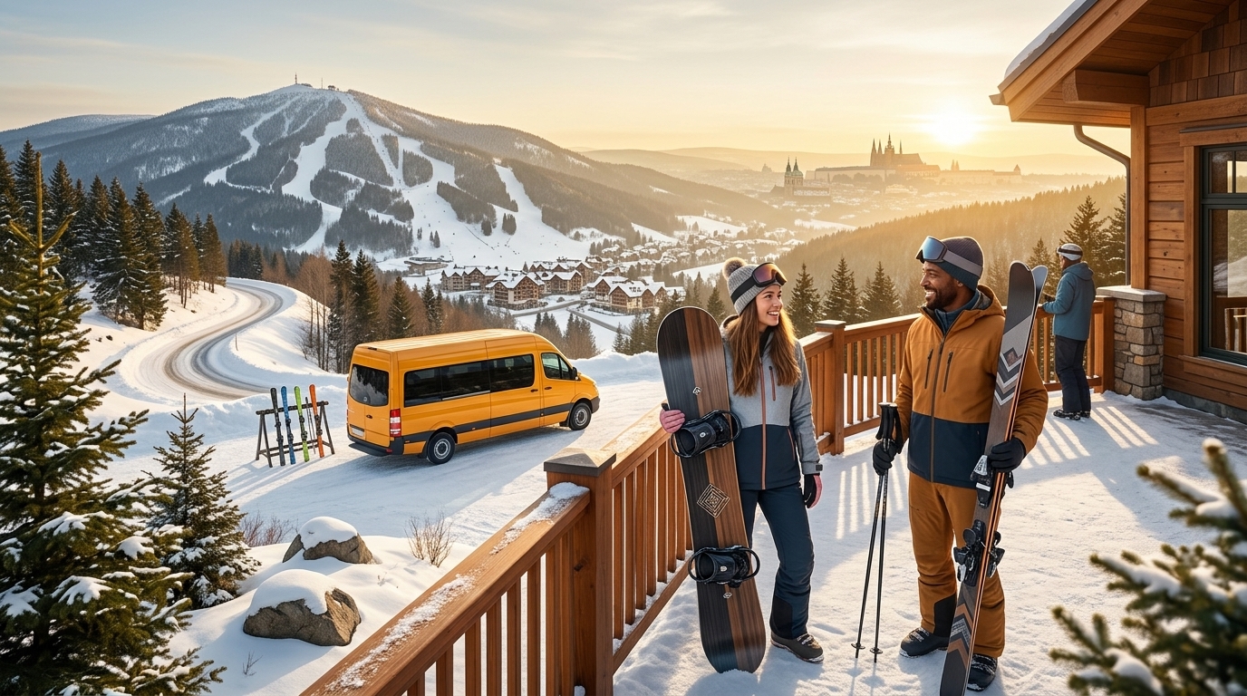 Downhill Skiing and Snowboarding from Prague