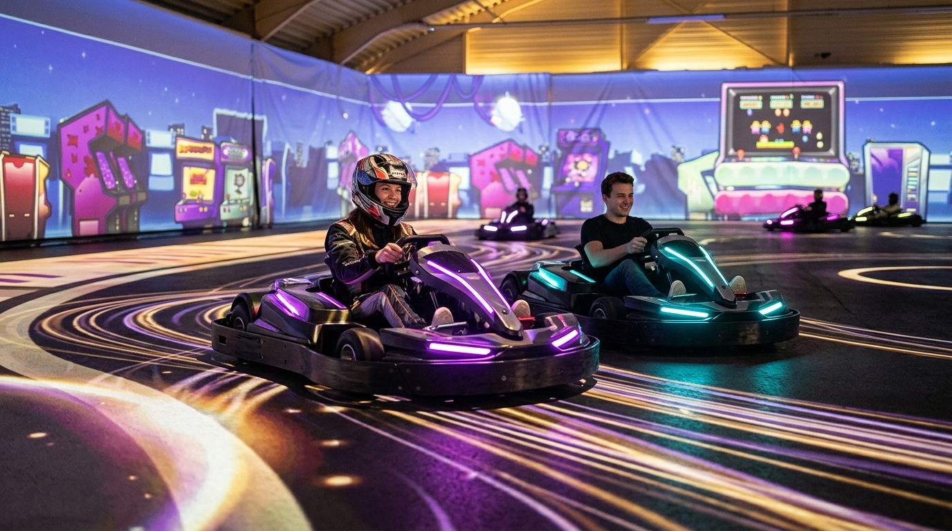 Interactive Electric Karting Session Vienna