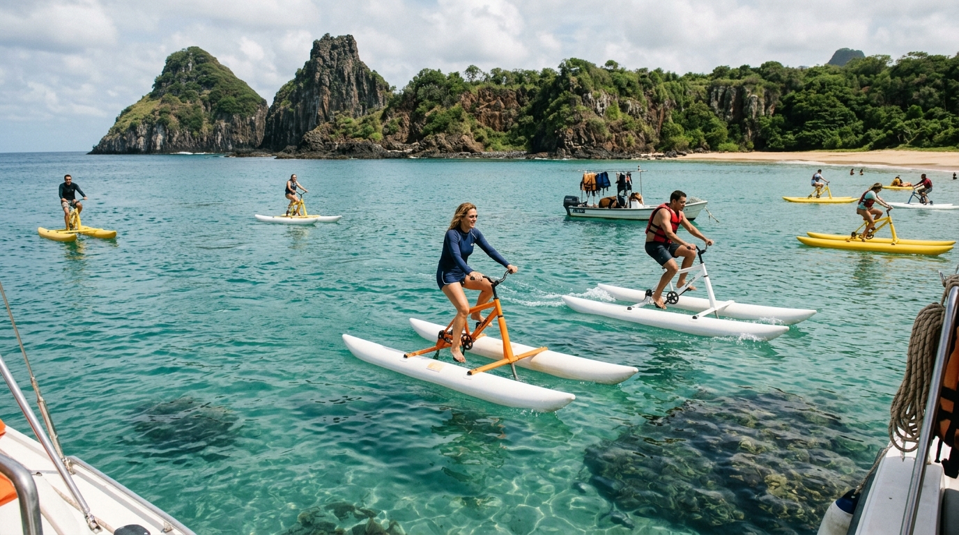 Water Bike Experience Fernando de Noronha