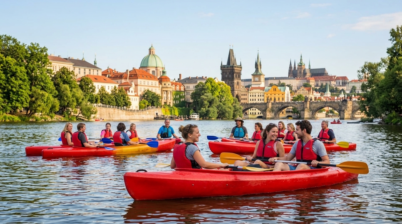 Vltava Kayak Tour Prague