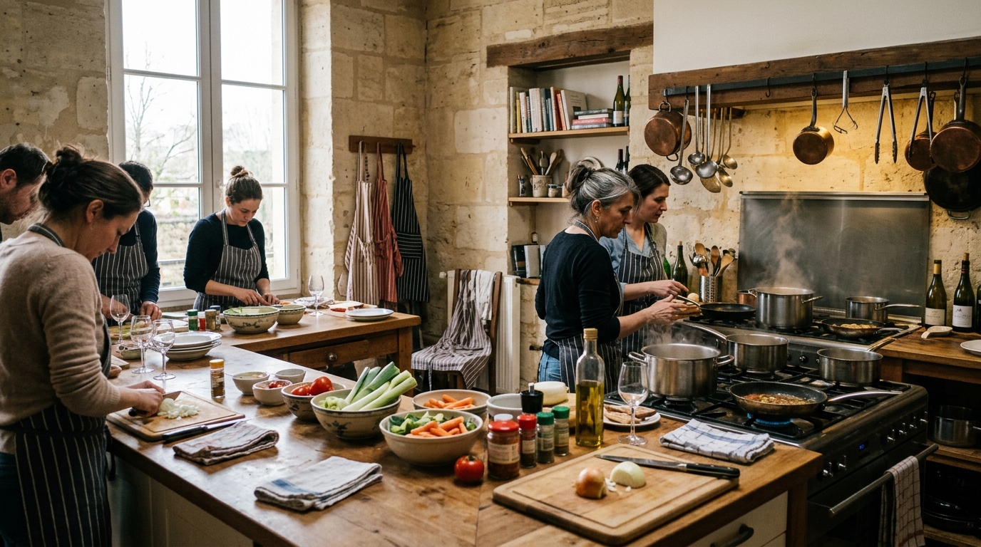 Market-to-Table Private Cooking Class Bordeaux