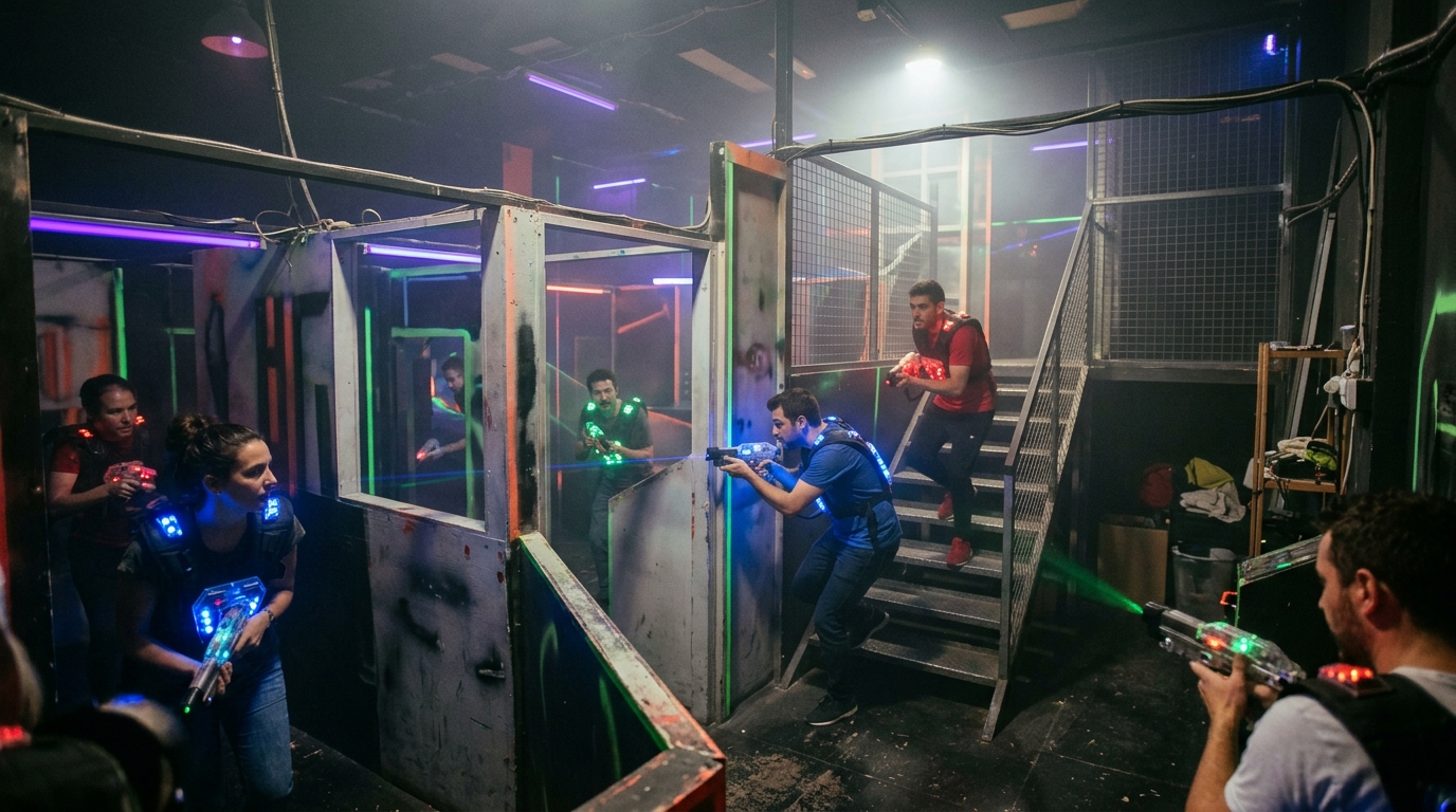 Team Building Laser Tag Session Madrid