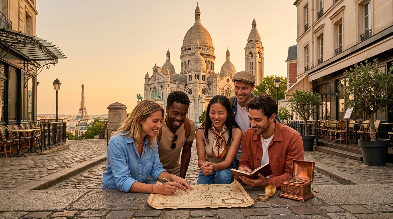 Historic Treasure Hunt in Paris
