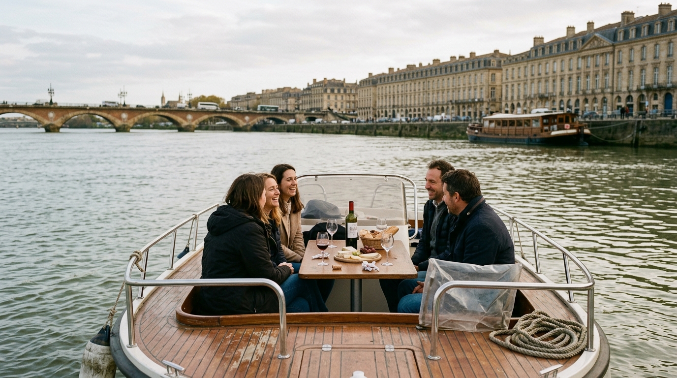 Private Group Cruise on the Garonne Bordeaux
