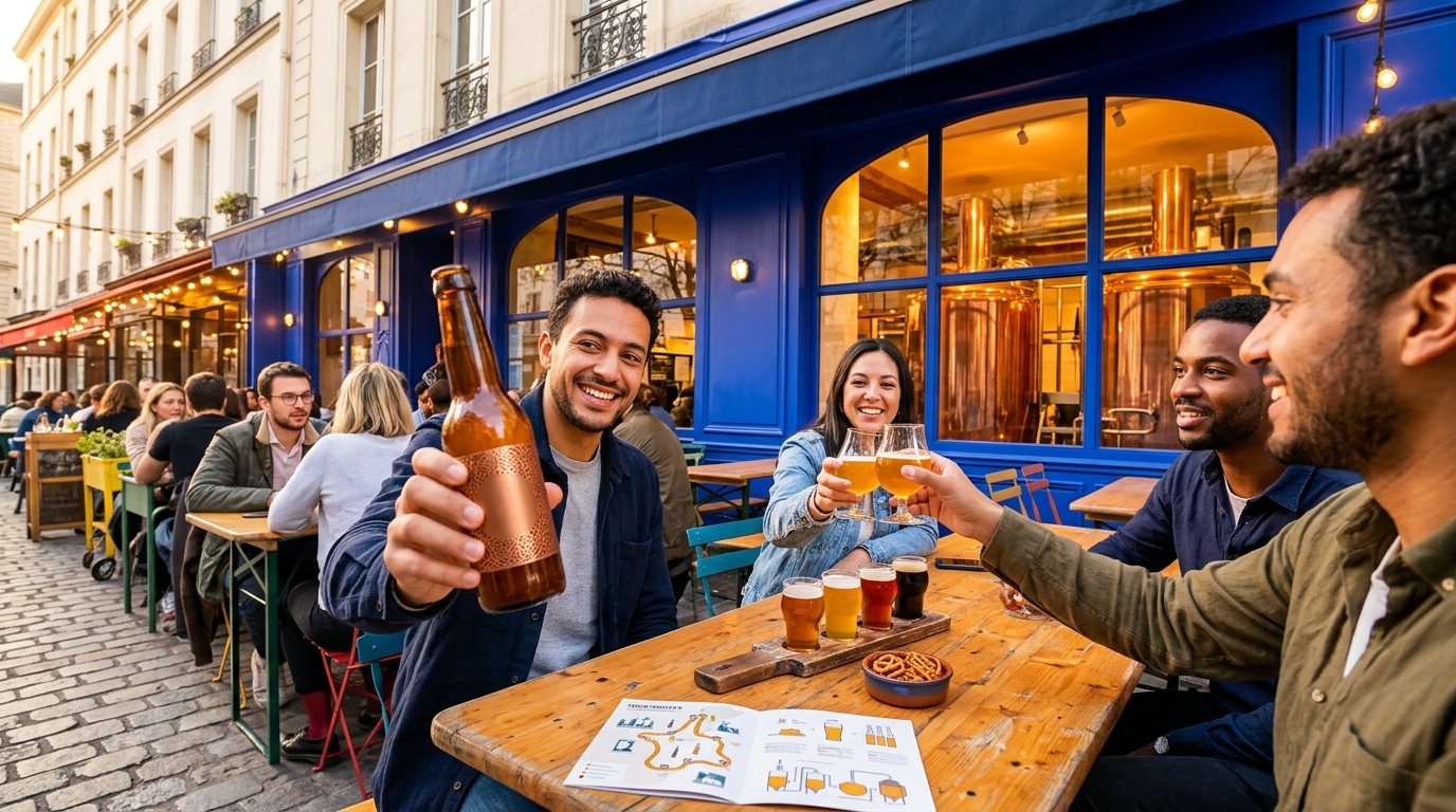 Craft Brewery Tour and Tasting in Paris