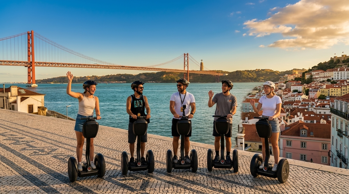 Tour en Segway: Castillo y Casco Antiguo de Lisboa