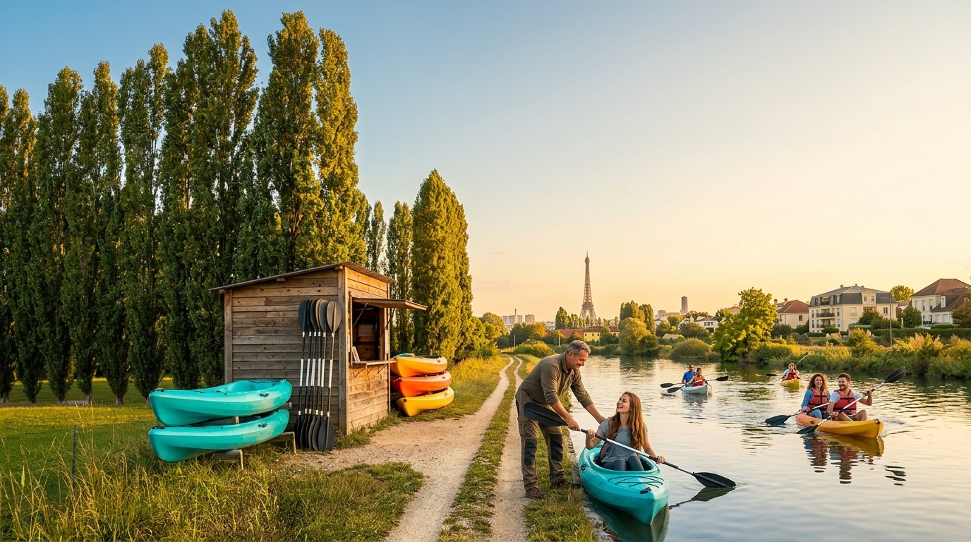 Sit-on-Top Kayak Rental in Paris