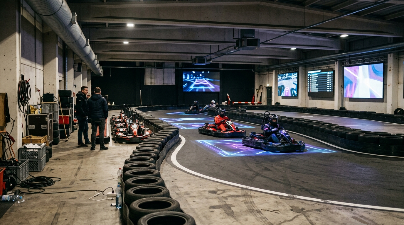 Virtual-Track Electric Karting Vienna