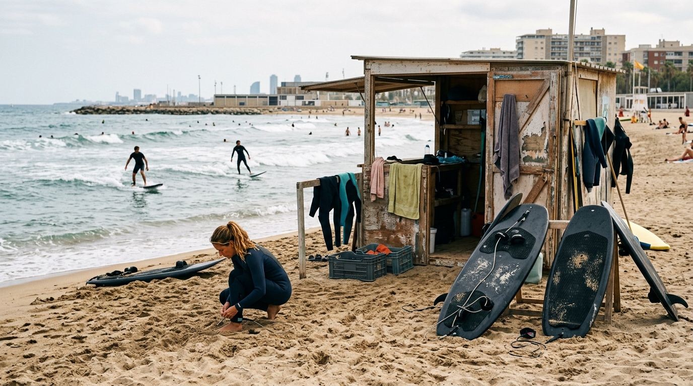 Awake Board Elektrisk Surfing i Barcelona