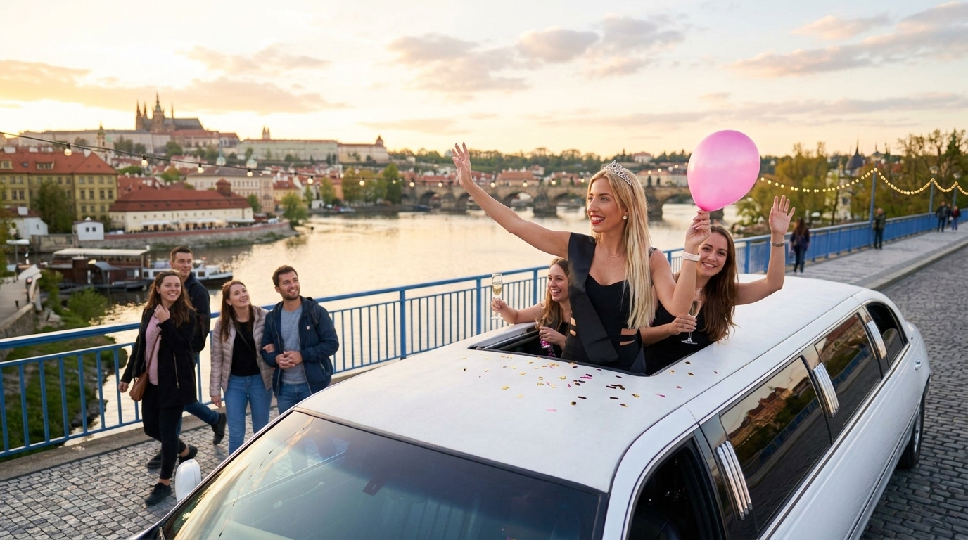 Lincoln Town Car Stretch Limousine Rental Prague