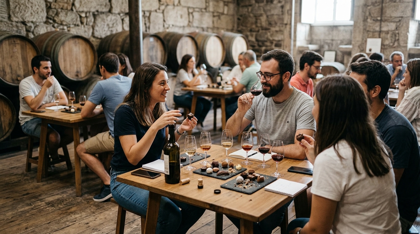 Portvin- og chokoladesmagning i Porto