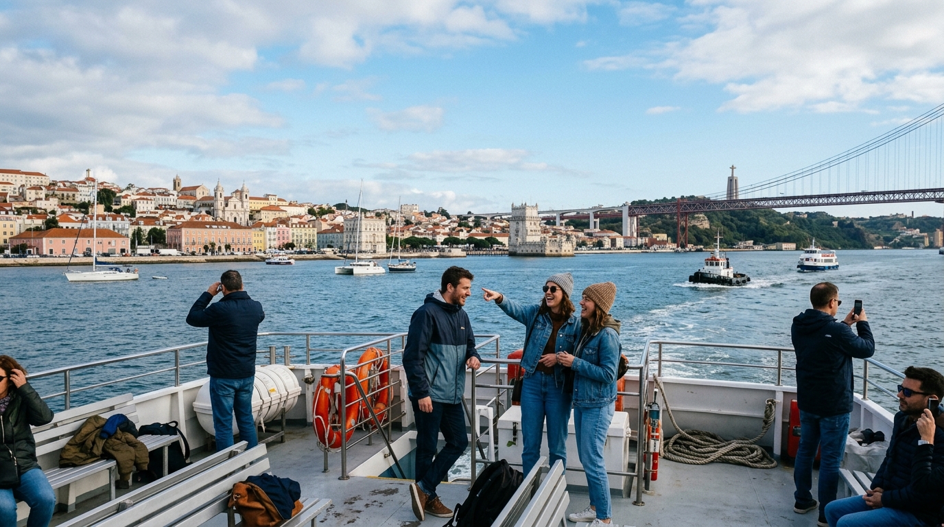 Croisière en bateau à Lisbonne