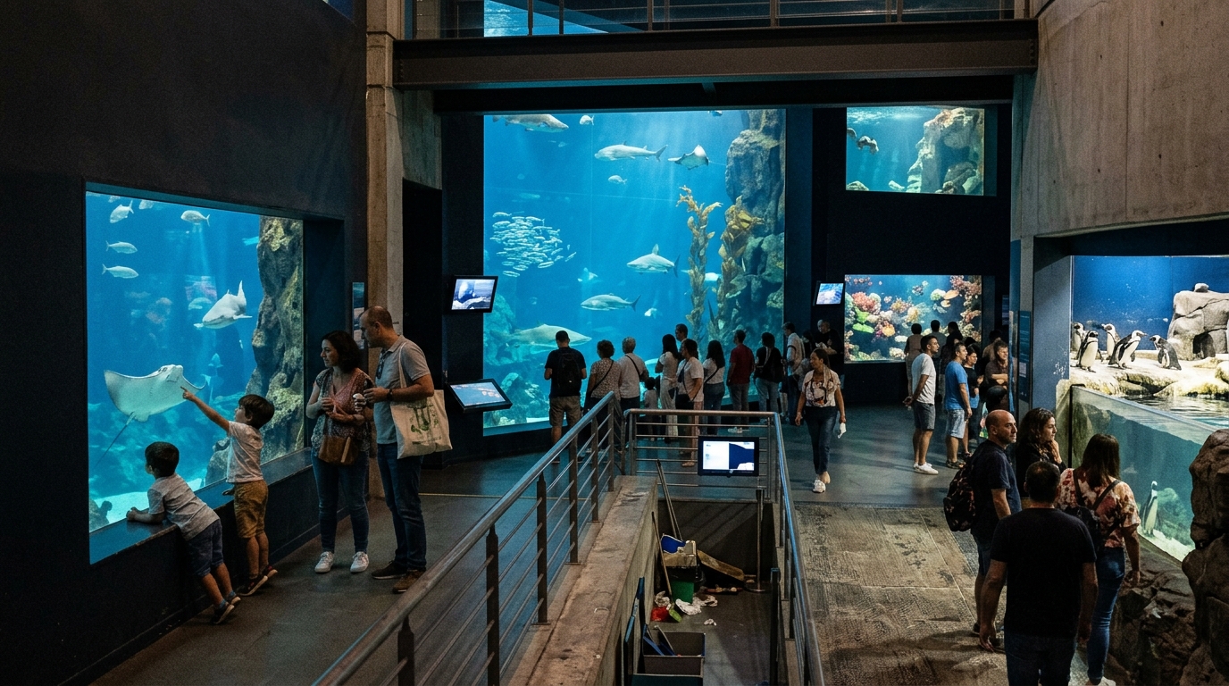 Experiencias en el Acuario de Lisboa