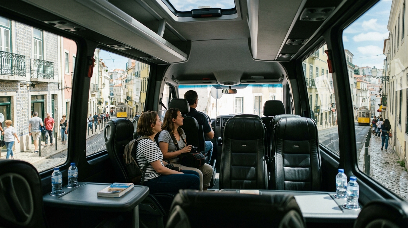 Privat Mercedes MiniBuss Sprintertur Lisboa